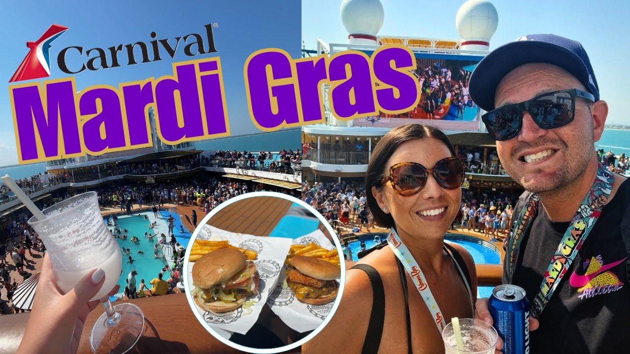 EMBARKATION DAY | Carnival Mardi Gras Cruise | Sail Away Party | Cabin Tour | April 2024