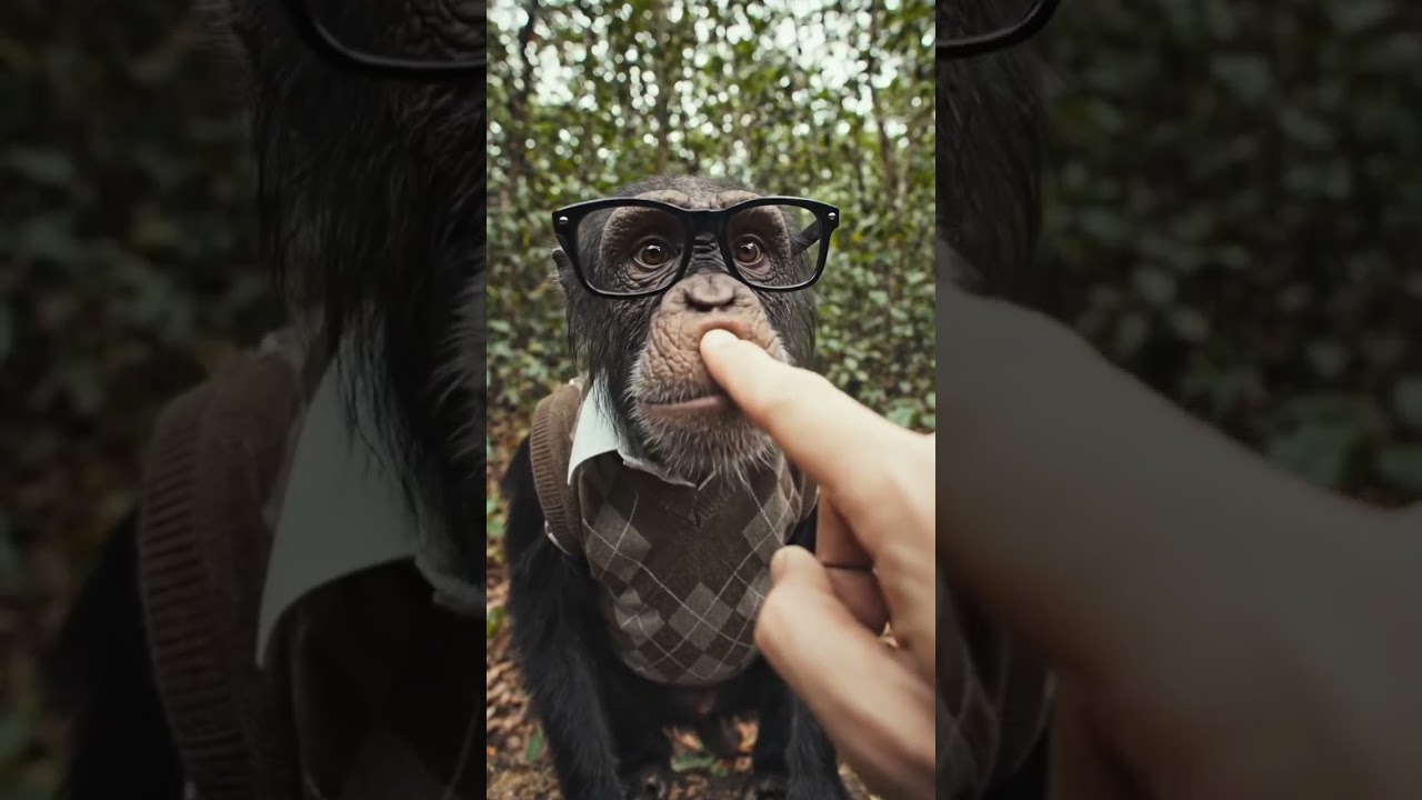 When Monkey Becomes Professor 🐵🤓 | Funniest Jungle Moment Ever!