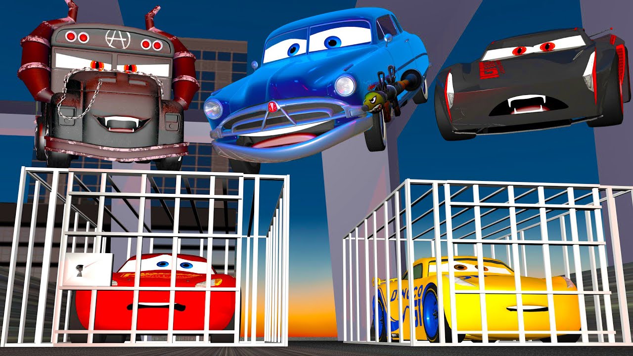Cars 3 ⚡️Lightning McQueen + Cruz Escape From Evil Cage