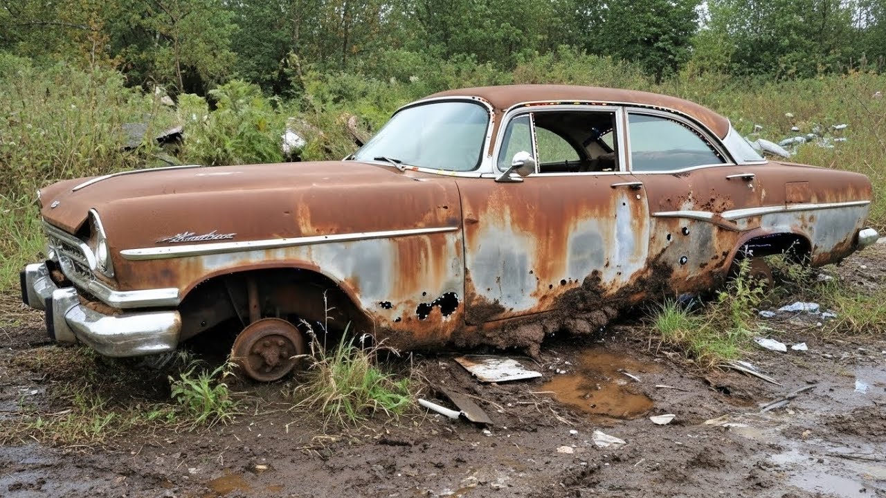 ASMR Restoration of a 1954 Hudson Hornet Model Car — Satisfying Rebuild