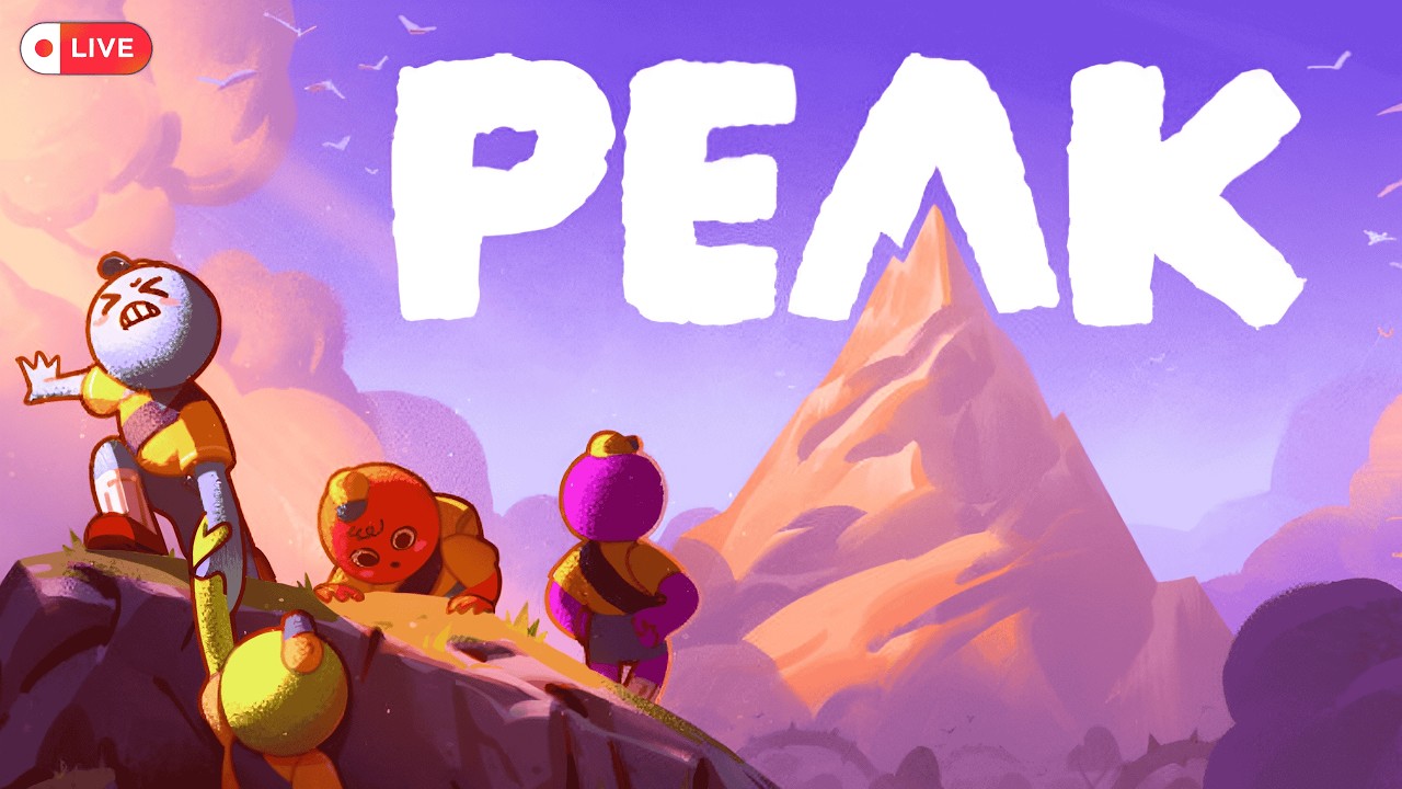 🔴 CHILL SUNDAY GAMING | CAN WE REACH THE HILL TOP 😰| PEAK LIVE GAMEPLAY #peak #gaming