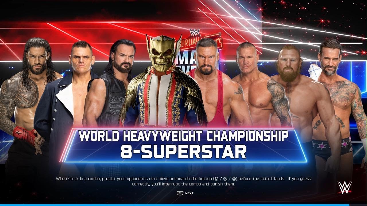 WWE 2K25 Cody vs Bron vs Brock vs Drew McIntyre vs Roman Reigns vs Randy Orton vs Gunther vs CM Punk