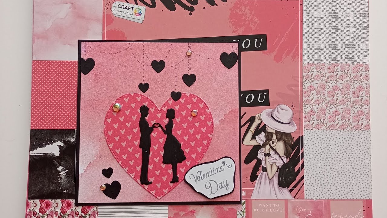 TUTO CARTE FACILE SAINT VALENTIN ACTION