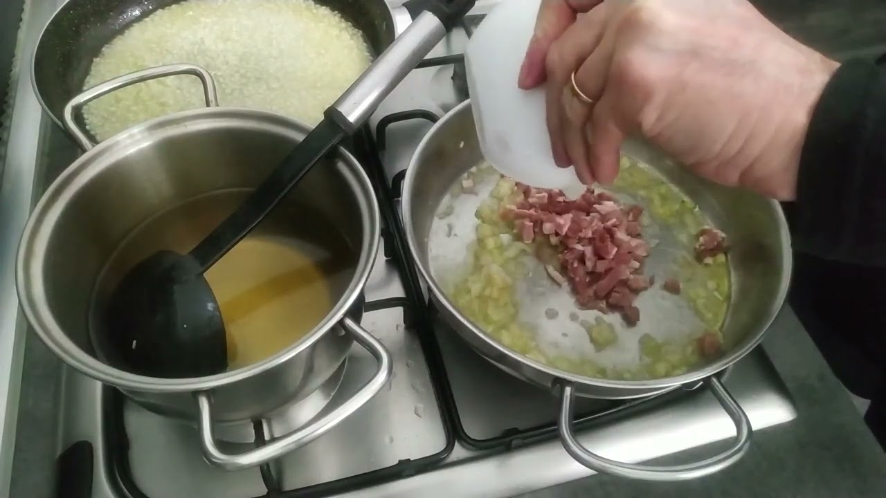 Risotto con scamorza  affumicata
