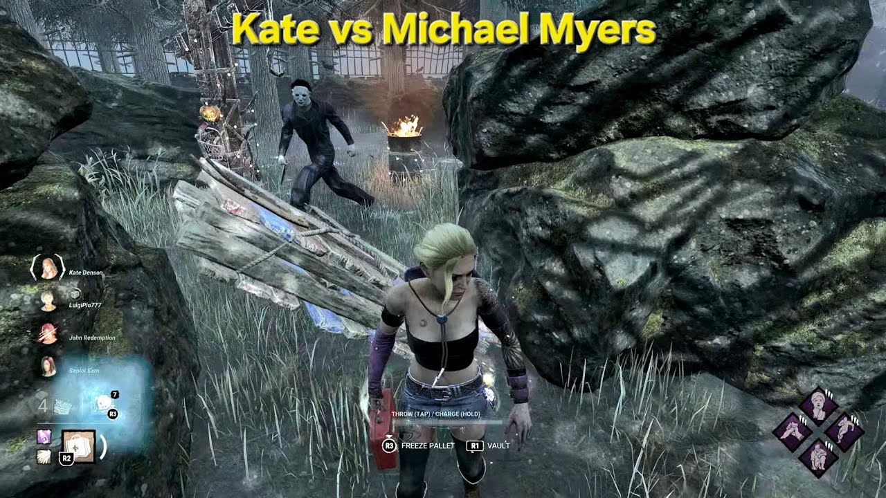 Kate vs Michael Myers 🔥 spectacular hatch escape / gameplay solo 🤣😎😂 