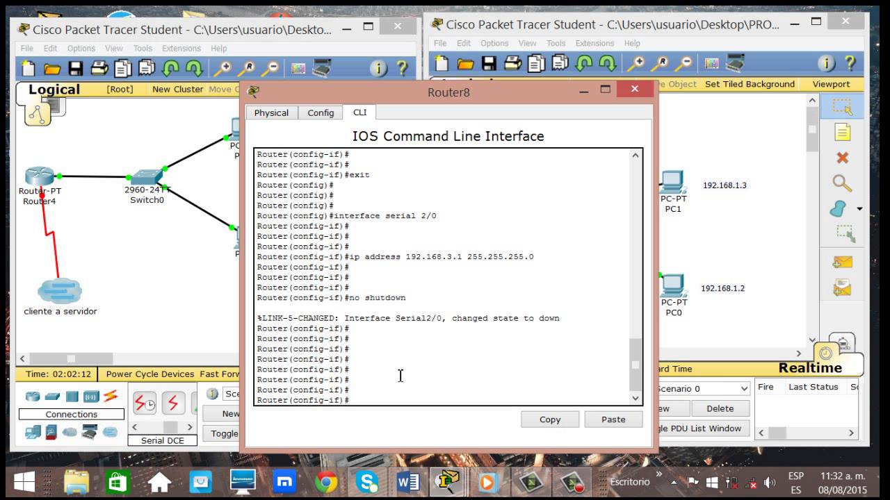funcionamiento del sistema multiusuario de N-Computing en packet tracer