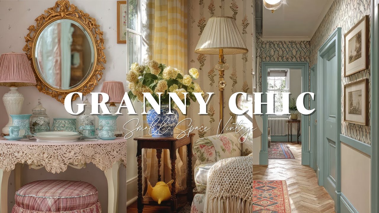 Small Home Decor Ideas | Bold Granny Chic Aesthetic for a Cozy Vintage Home