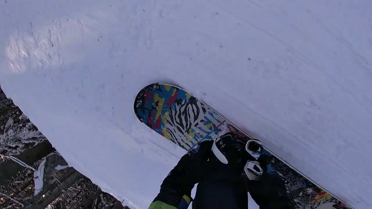 SNOWBOARDING pe pârtia Clăbucet Predeal