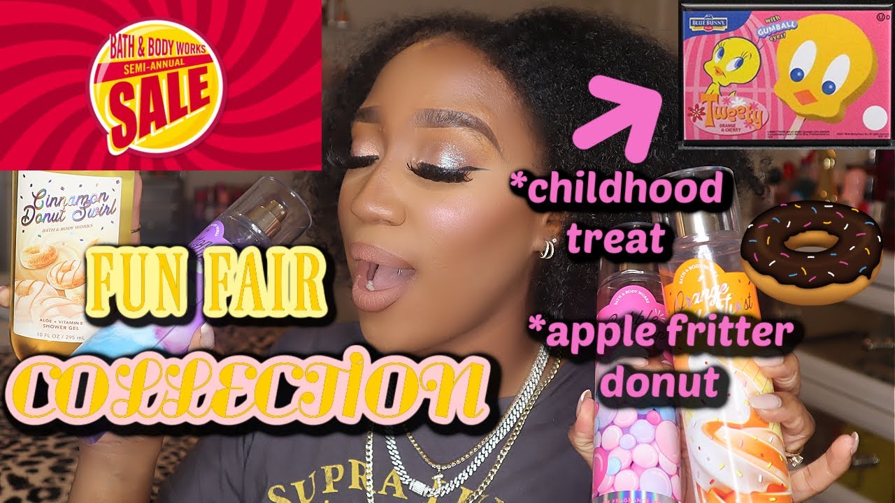 The Best Layering Combos Using the New Fun Fair Collection from Bath and Body Works SAS🍧🍩🍬🍊