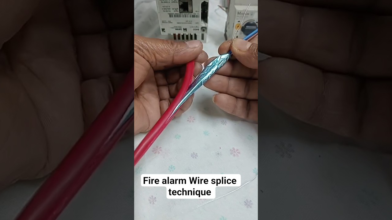 how to remove insulation of fire alarm wire