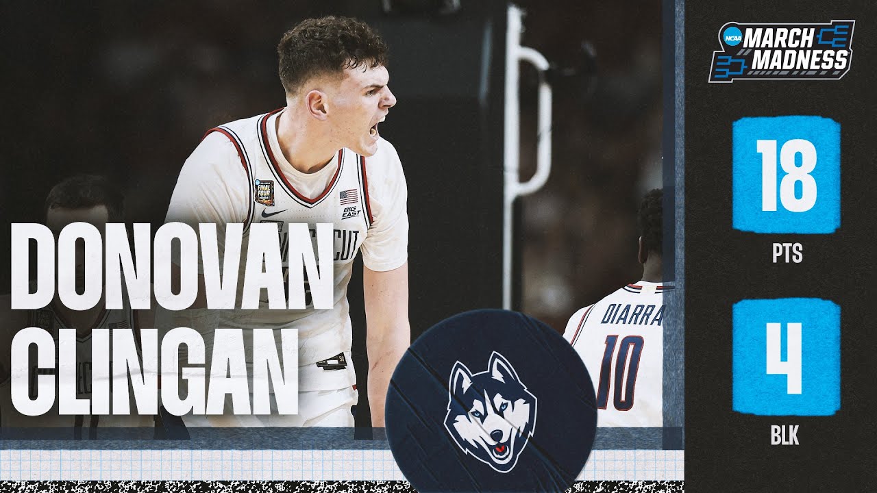 Donovan Clingan dominates in UConn's Final Four win