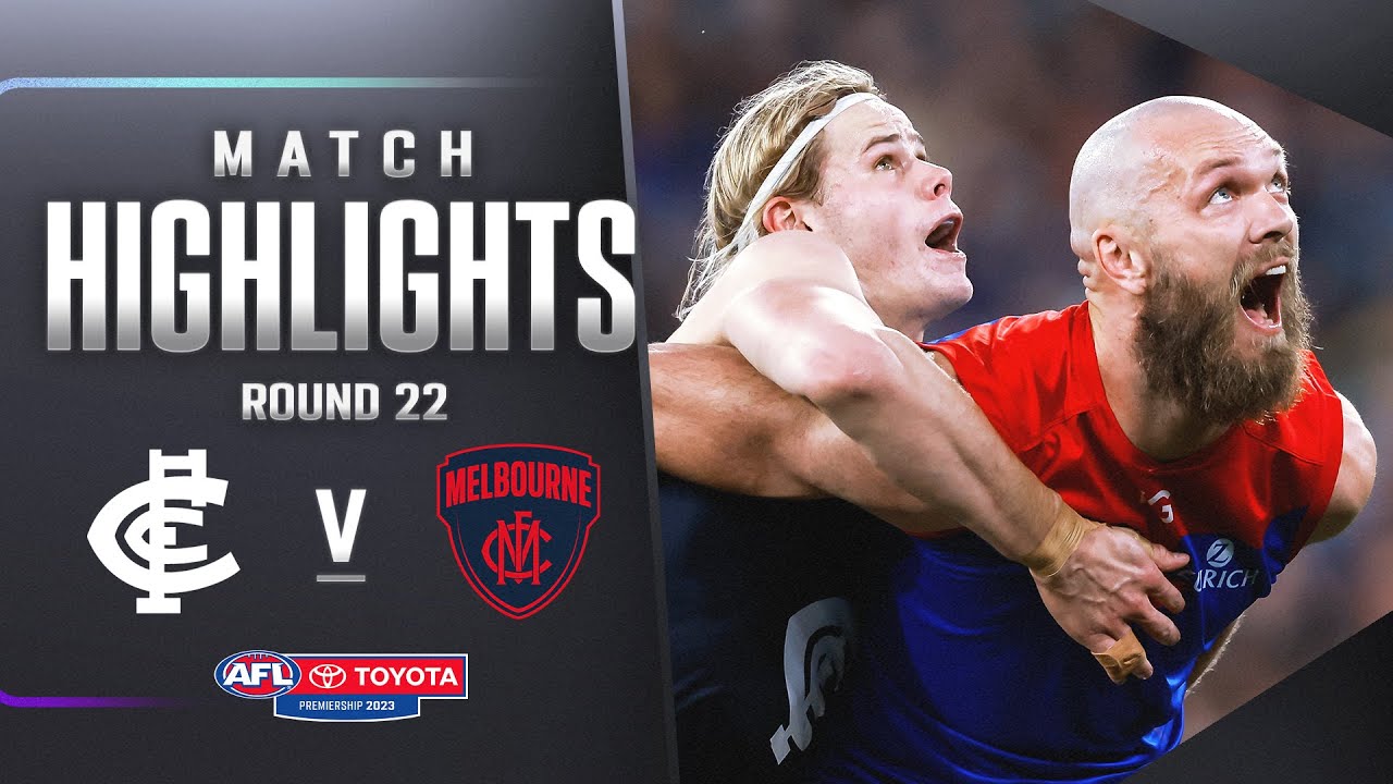 Carlton v Melbourne Highlights | Round 22, 2023 | AFL