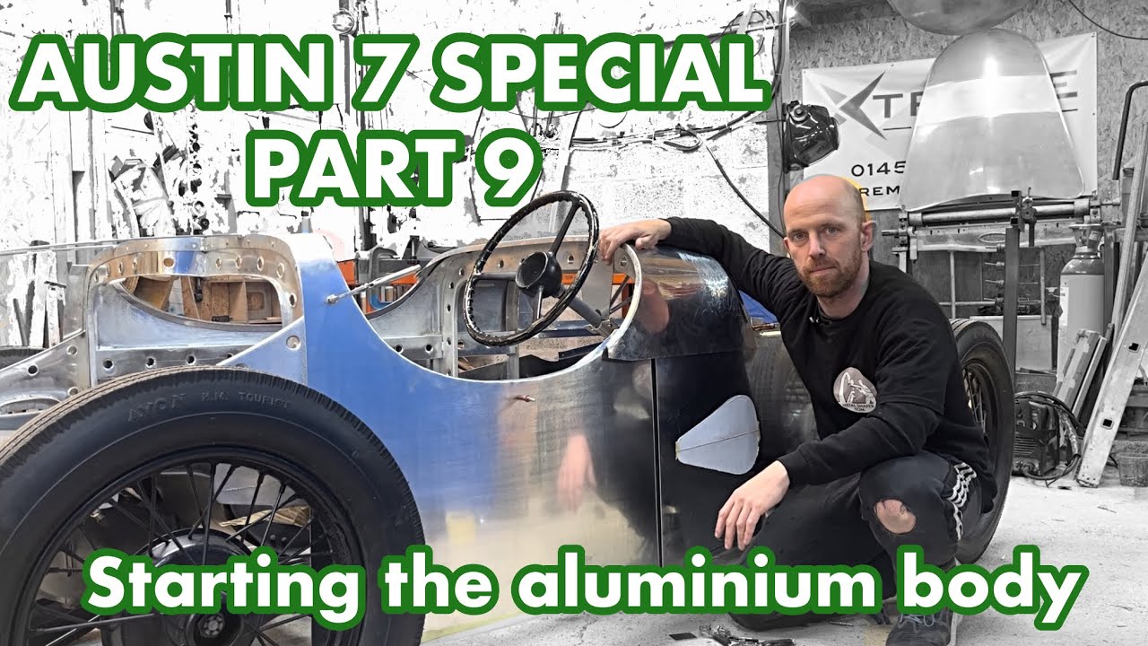 Austin 7 special- part 9 - starting the aluminium bodywork
