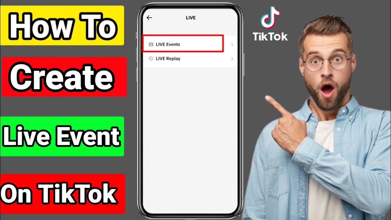 how to create live event on tiktok 2025 || tiktok live event create