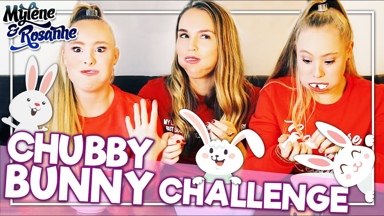 CHUBBY BUNNY CHALLENGE - LISA EN MYLÈNE & ROSANNE