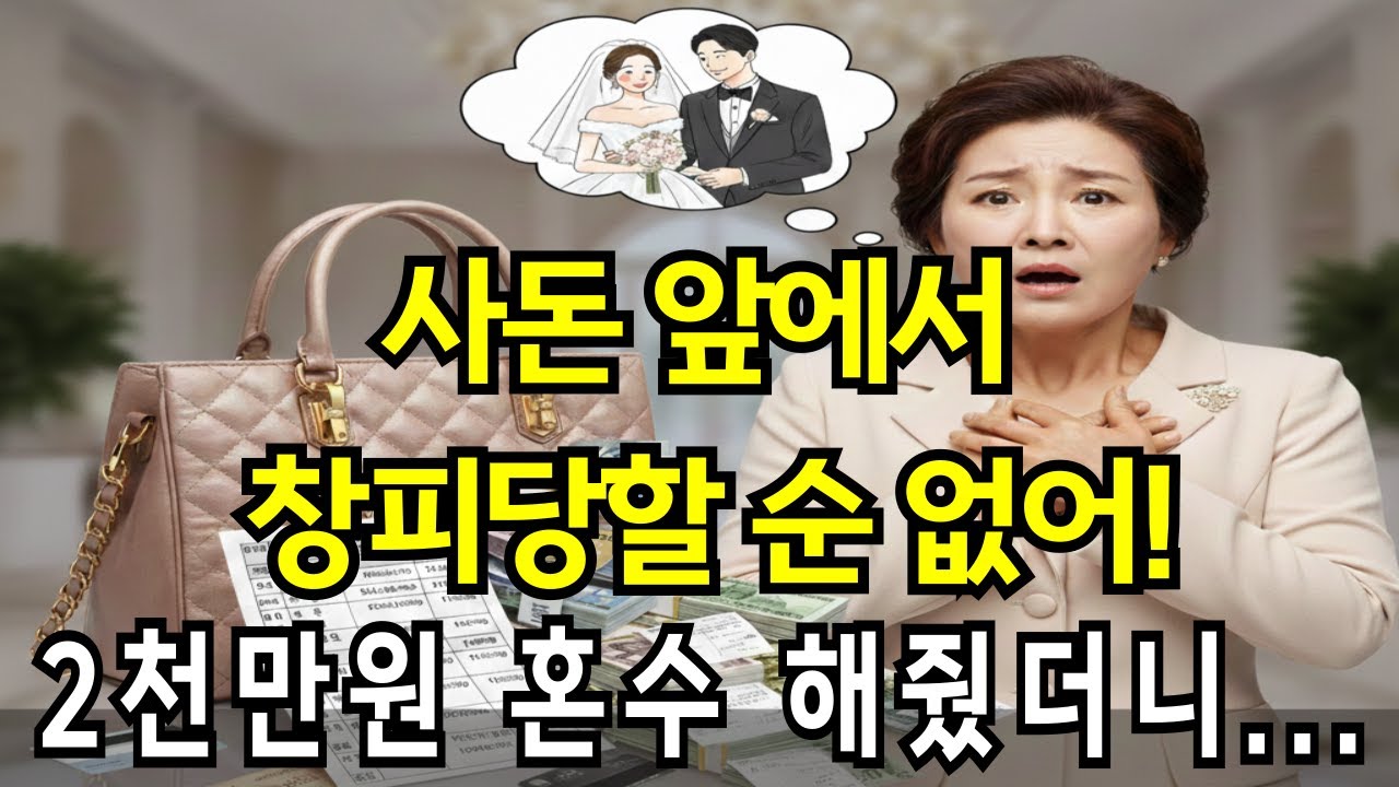 딸 시집보내려고 2천만원 빚냈는데... 지금 파출부 뛰고 있습니다