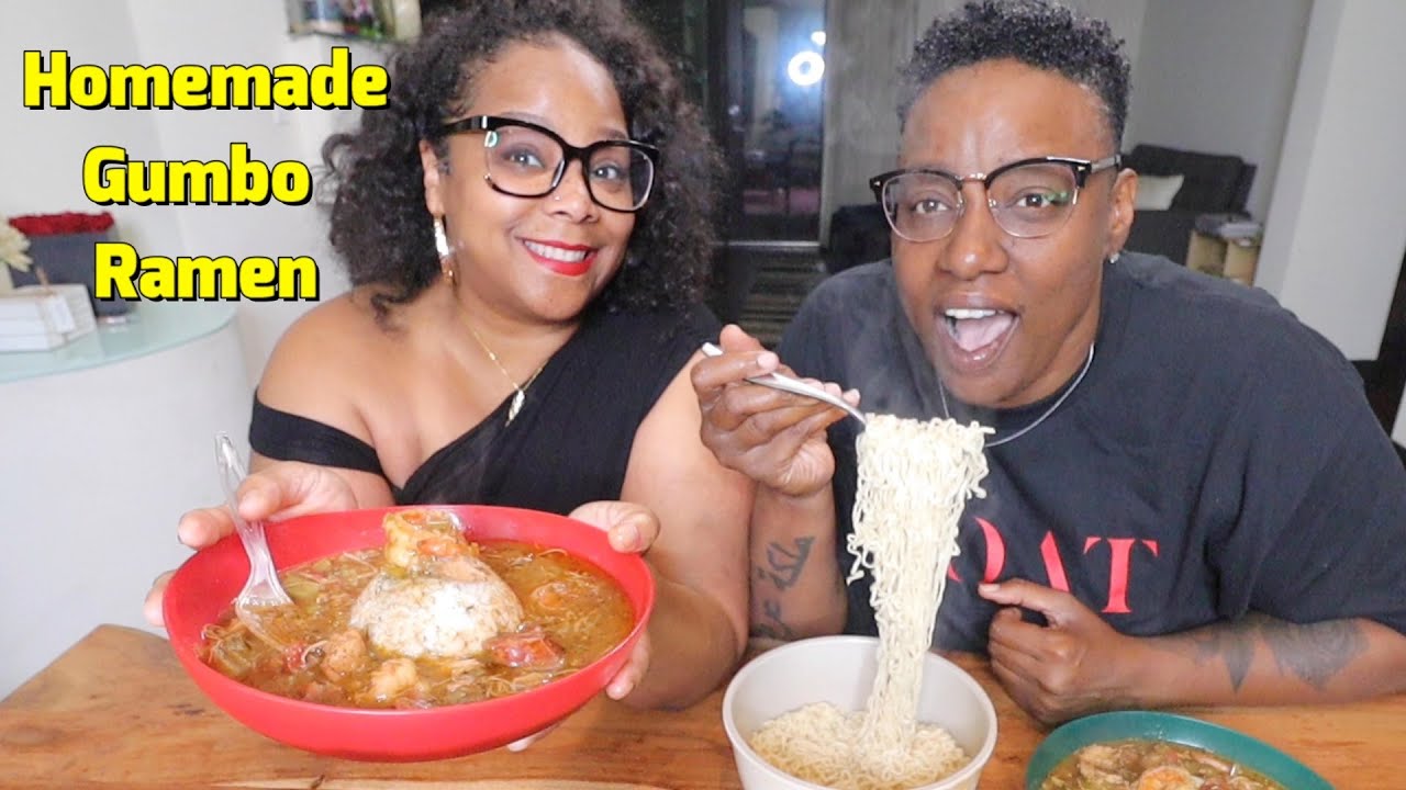 HOMEMADE VIRAL TIKTOK SEAFOOD GUMBO RAMEN!!!