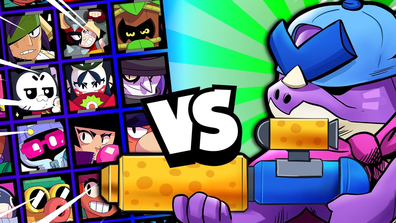 Pierce 1v1 vs EVERY Brawler | The Skillful Sniper!