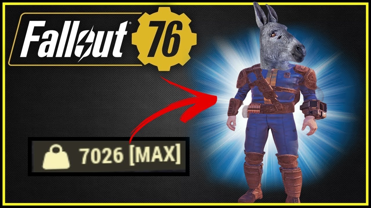 Почему вам нужен персонаж-мул в Fallout 76