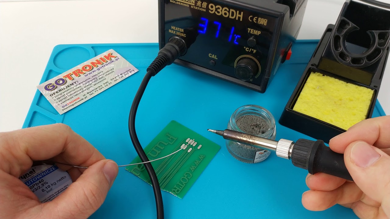 Czyszczenie grota w lutownicy - Tip Refresher