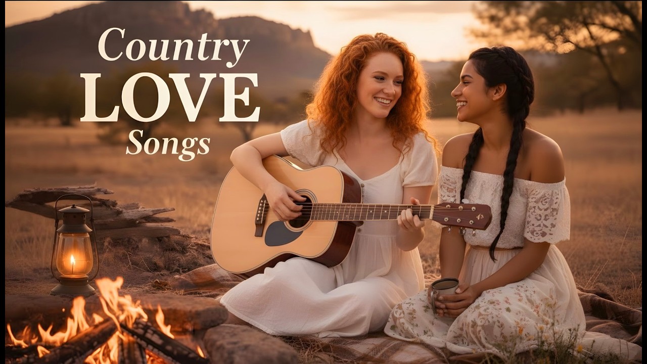 Beautiful Country Ballads 1 Hour | Woman Acoustic Love Songs for Campfire & Calm Vibes