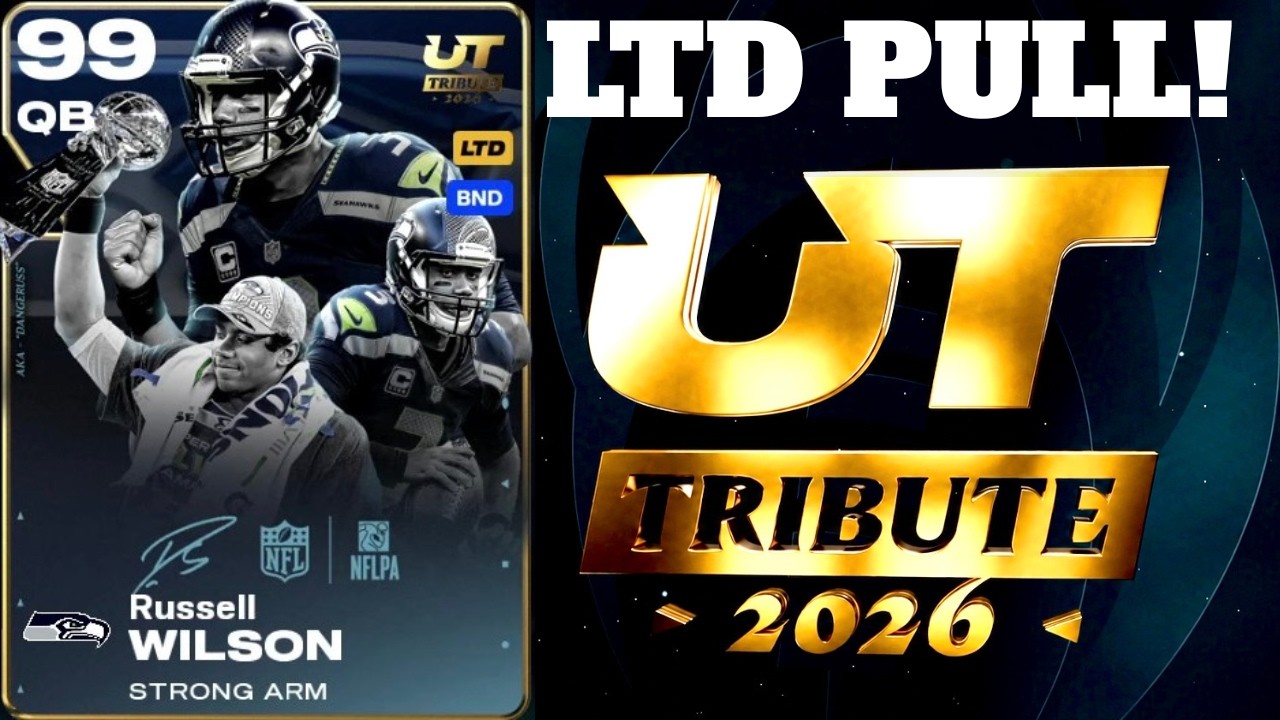 Pack Opening for LTD Russel Wilson Career Tribute - Madden 26 ultimate team