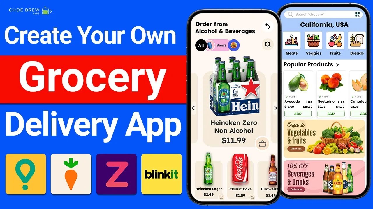 How to Build a Grocery Delivery App with AI in 2026 (Step By Step Breakdown)
