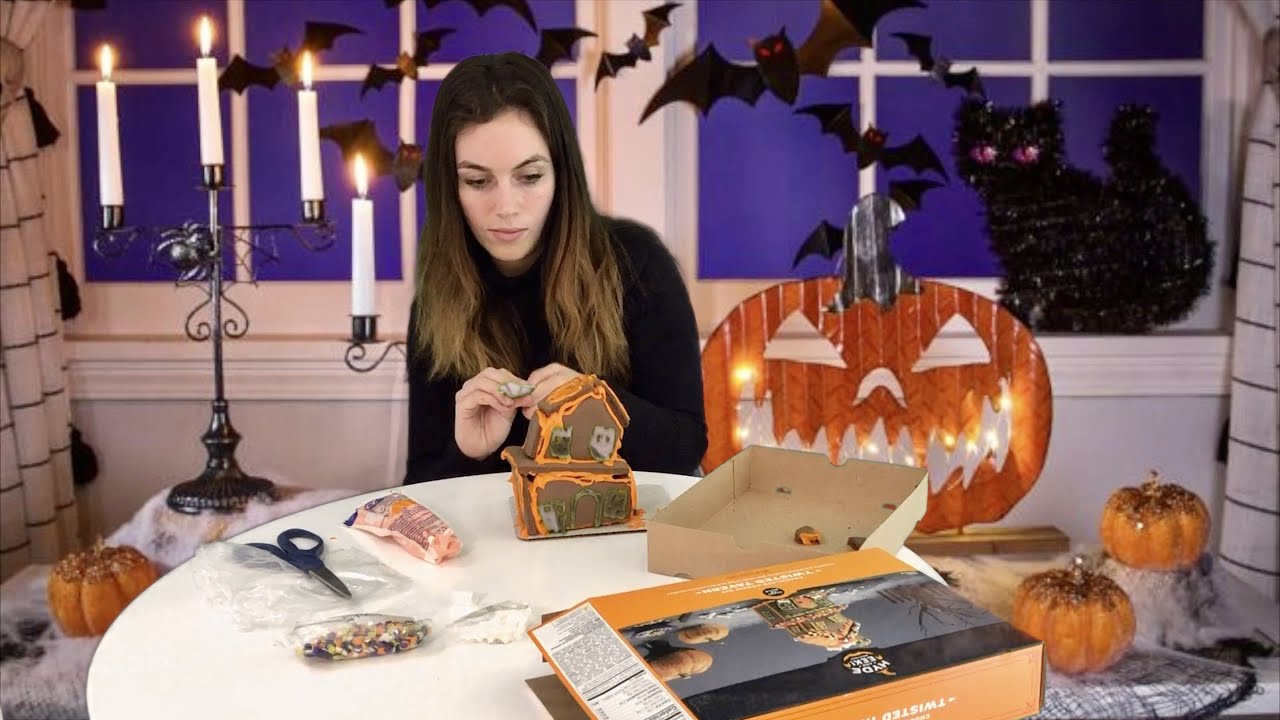 [ASMR] Building A Halloween House