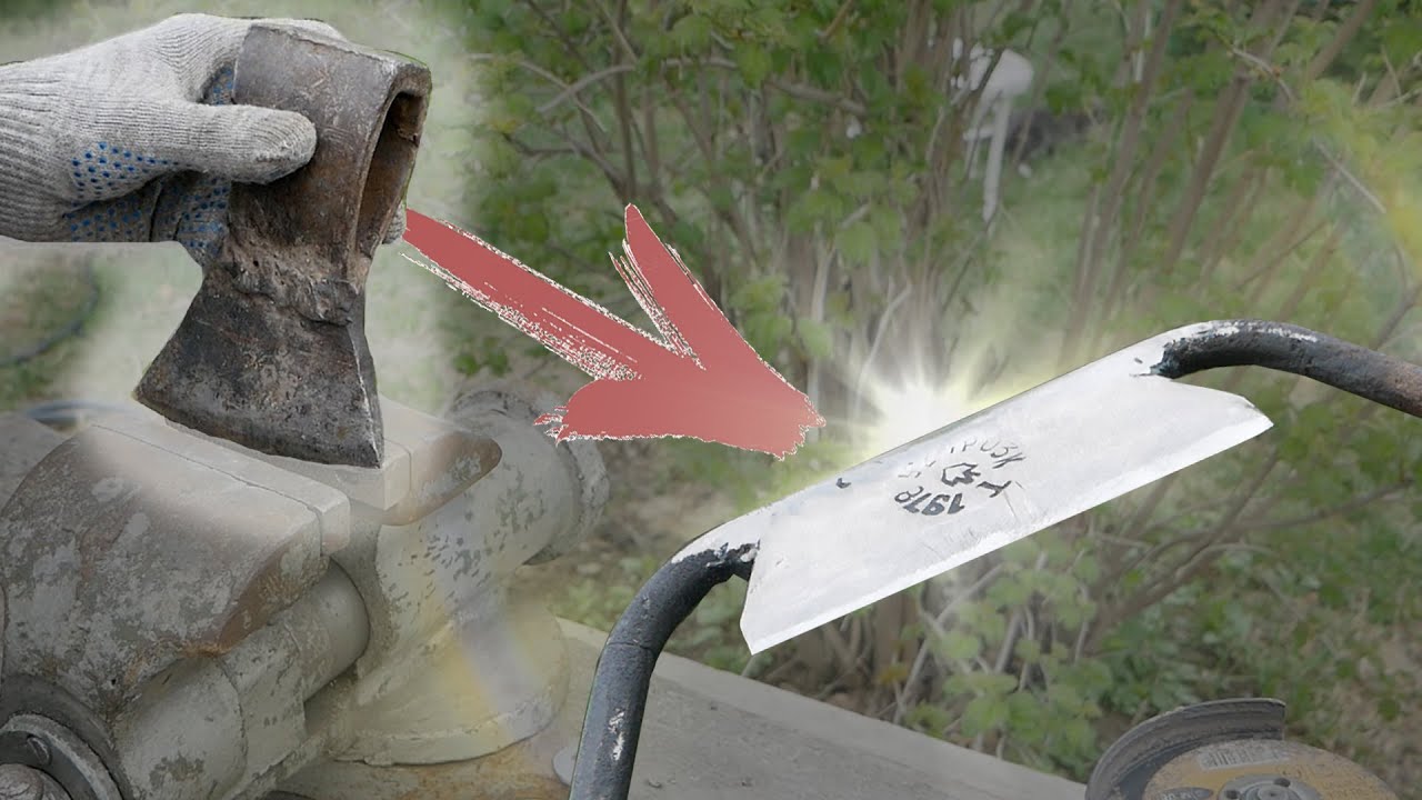 Drawknife from an old axe