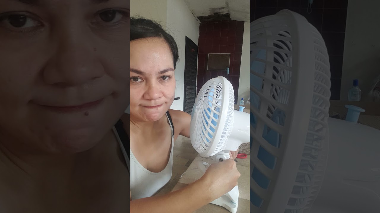 unboxing mini clip fan...
