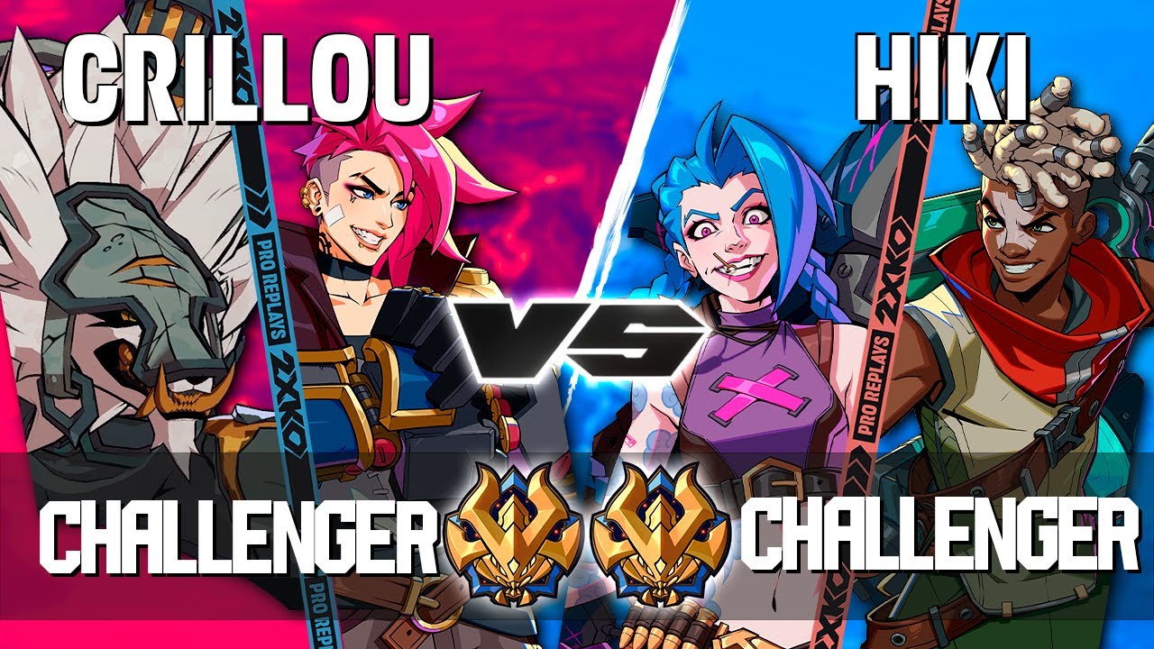 2XKO ▰ CRILLOU (Vi-Warwick) vs HIKI (Jinx-Ekko) ▰ 2XKO Pro level replays