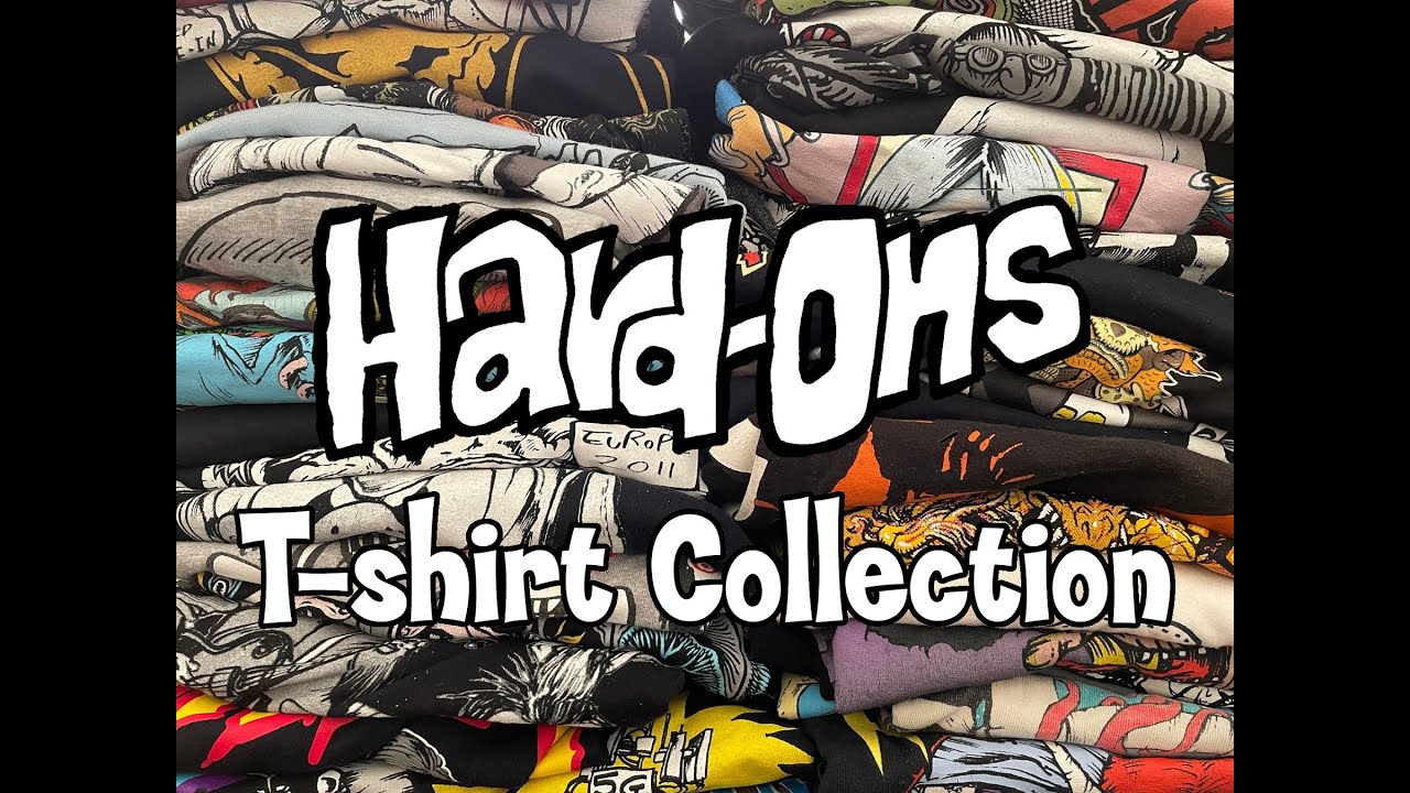 THE HARD-ONS T-SHIRT COLLECTION! (as of 2nd of July, 2022)