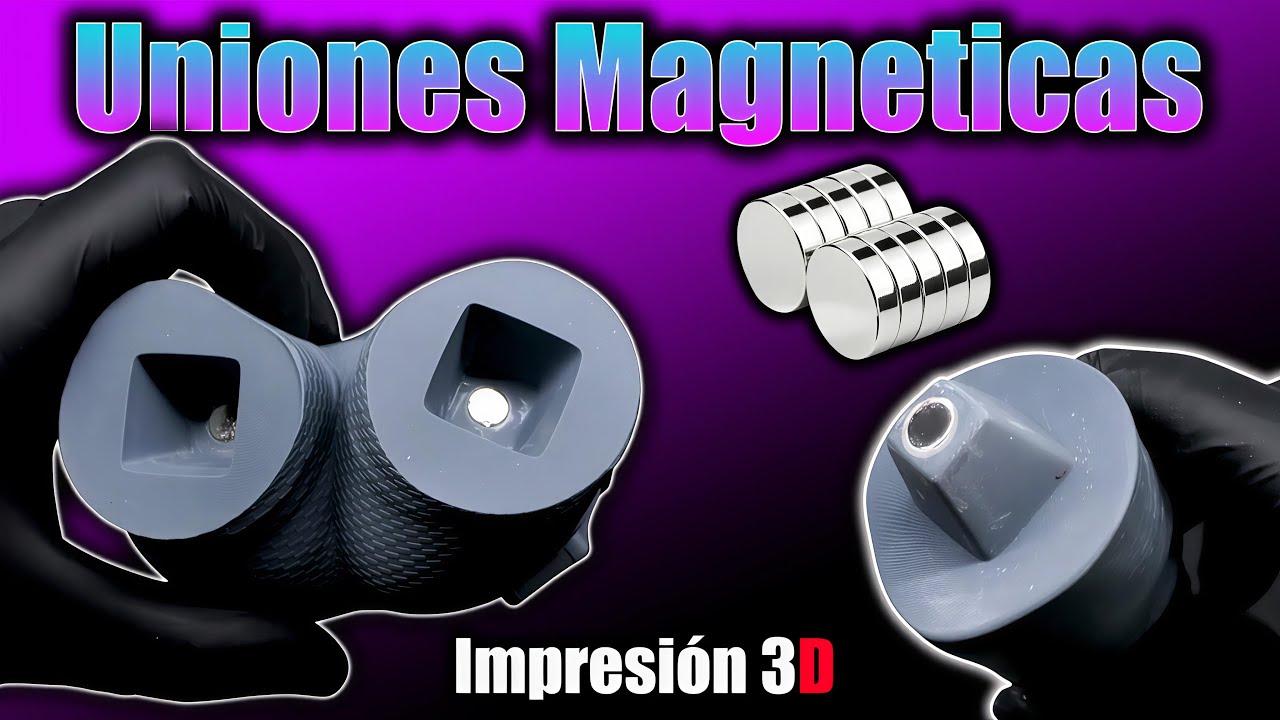 🧲 Imanes en Figuras 3D: Unión Perfecta y Acabado profesional
