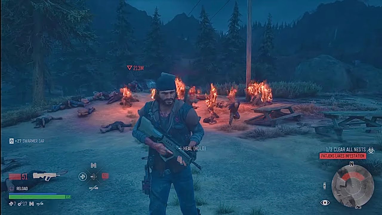 DAYS GONE Destroy the Patjens Lakes Horde