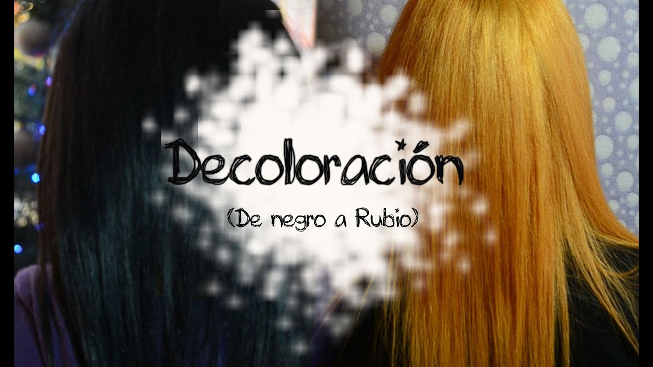 Cómo hacer una decoloración en casa (De cabello oscuro a rubio)