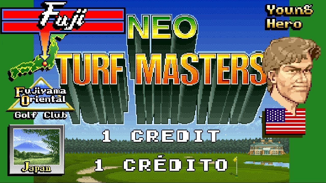 [ARCADE] Neo Turf Masters / Big Tournament Golf (1996) Circuito japonés con George Spinner (EUA)