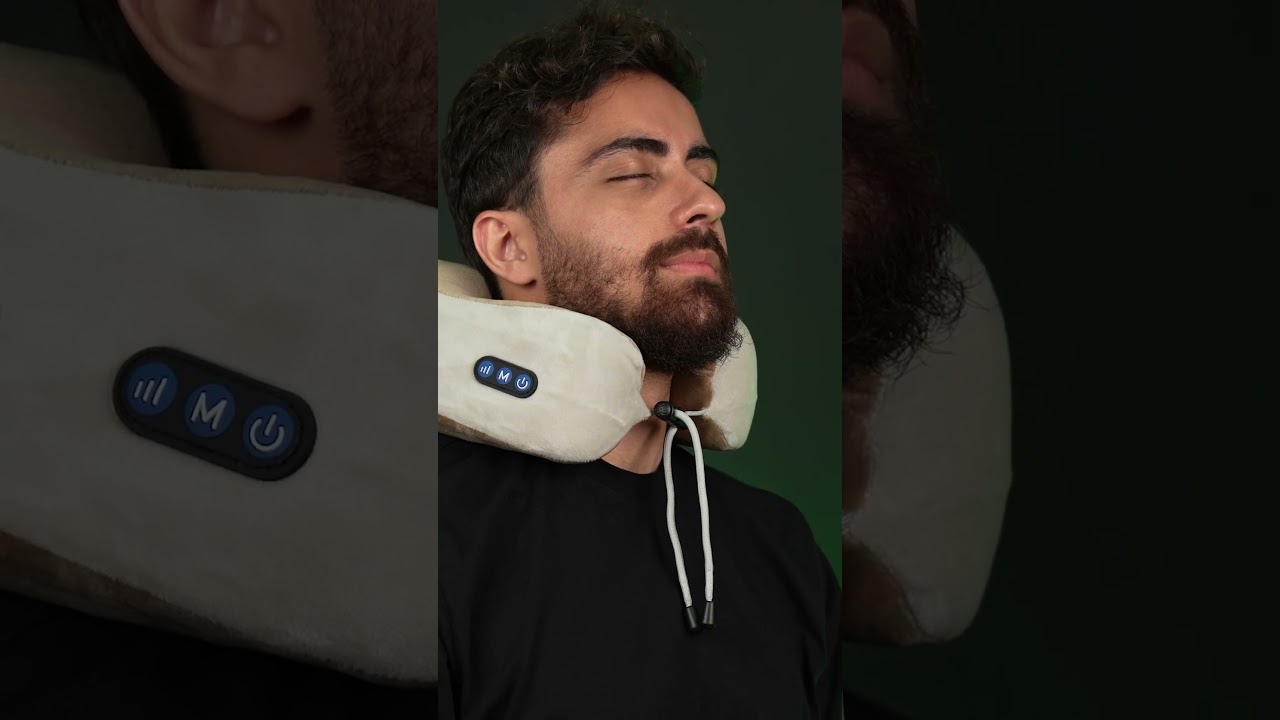 Ultimate Neck Relaxation! 💆‍♂️ Green Lion Neck Massager 2 – Deep Relief Anywhere! 