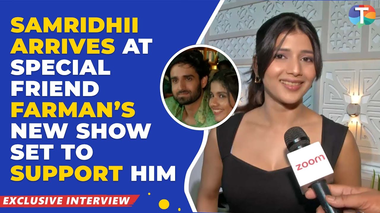Samridhii Shukla SUPPORTS special friend Farman Haider for his new show ‘Pocket Mein Aasmaan’