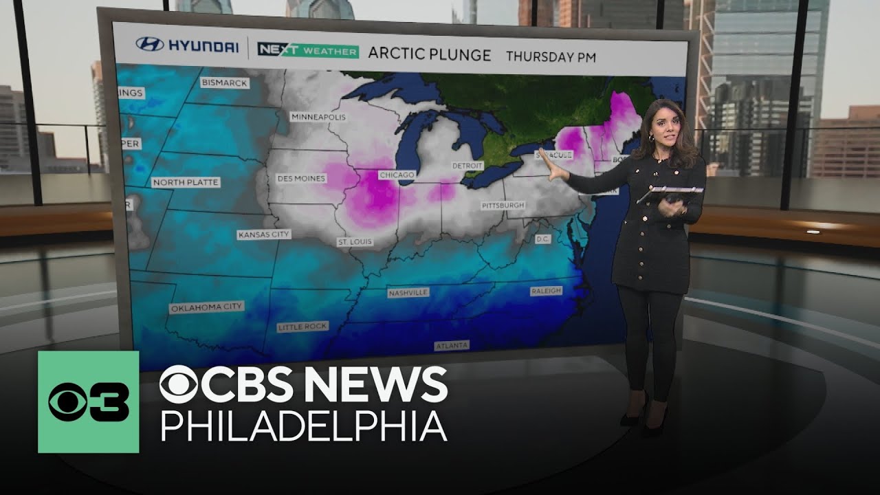 Cold weather in Philadelphia Wednesday, with even colder air on the way for Friday | NEXT Weather