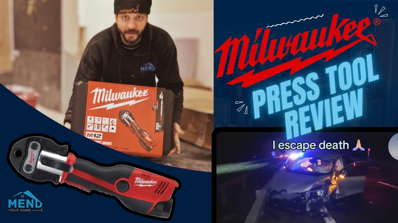 Пресс-инструмент MILWAUKEE M12HPT, проверенный в условиях CAR CRASH и Tested