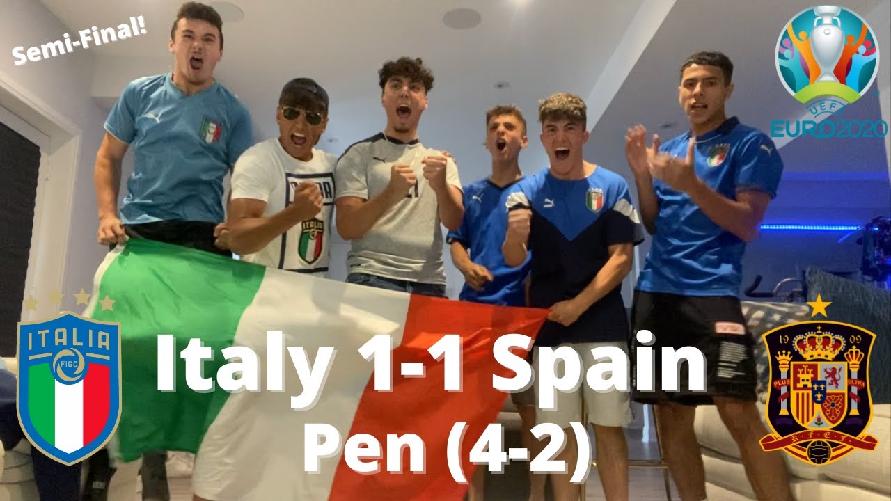 Italy vs Spain Live Game Reaction!!!!! Euro 2020/2021 Tournament Semi Final (Canadian Reaction)