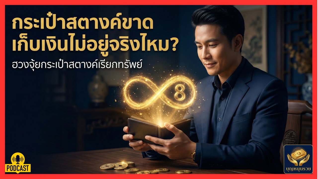 กระเป๋าสตางค์ขาด เก็บเงินไม่อยู่? ล้วงความลับเศรษฐี เปลี่ยนแล้วรวยทันที | บุญหนุนรวย