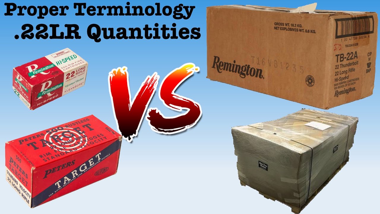 Clearing Up The Confusion How Many Rounds To A Box,Brick Case Pallet