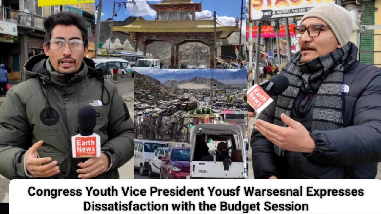 Congress Youth Vice President Yousf Warsesnal Expresses Dissatisfaction with the Budget Session
