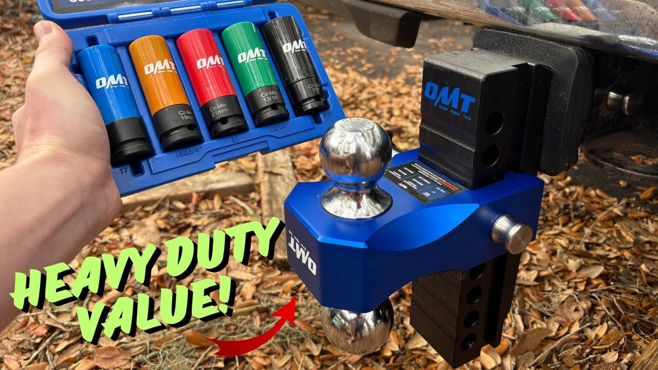 Orion Motor Tech 8 Inch Heavy Duty Drop Hitch and Lug Nut Socket Set Review! No Compromise Value!