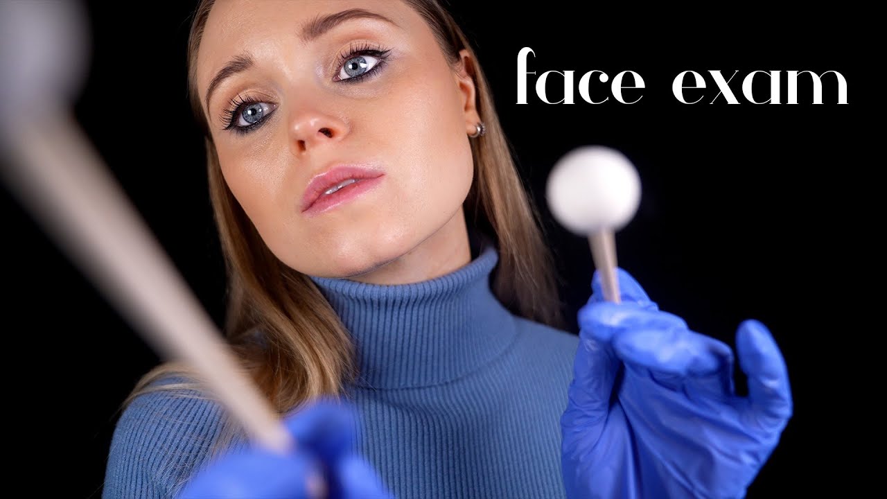 ASMR | Inspecting your FACE in the WINTER ❄️