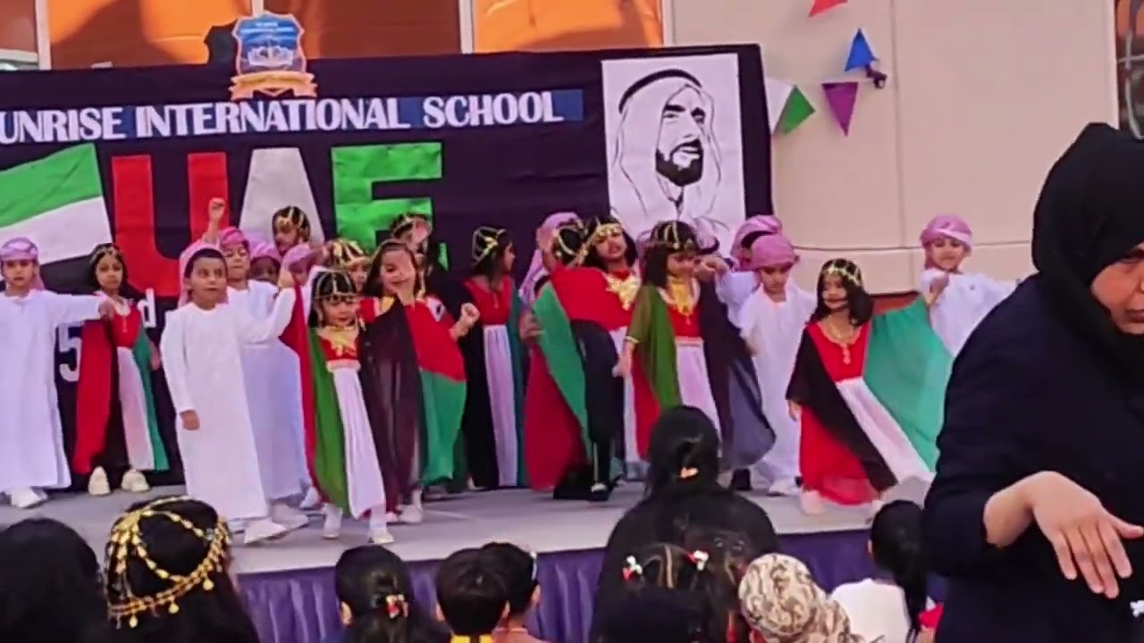 National Day Dance Performance in Sunrise International School, Abu Dhabi