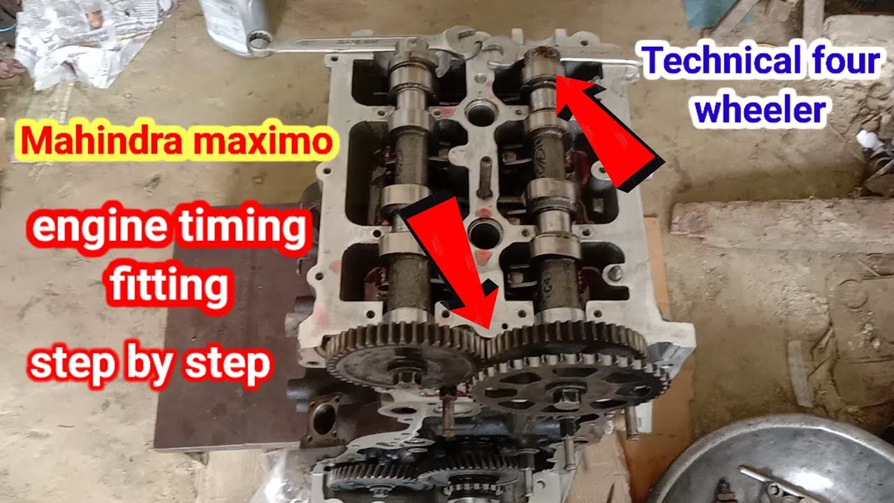 #Mahindra #maximo engine timing fitting kaise kiya jata hai