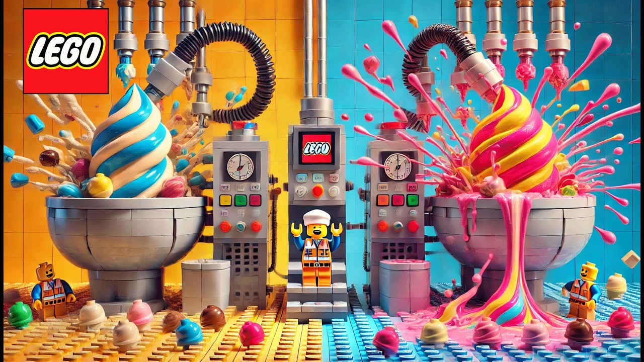 🏭 This LEGO ice cream line is more high-tech than you'd expect!