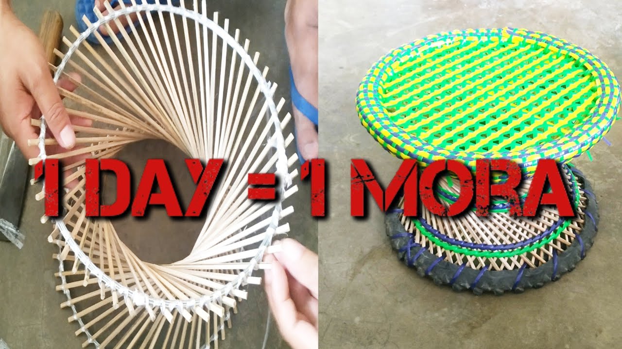 Mora saba ||How do make a simple bamboo stool (mora) ||Manipur||